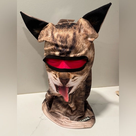 Beardo Unisex Realistic Cat Ski Mask - Picture 1 of 7